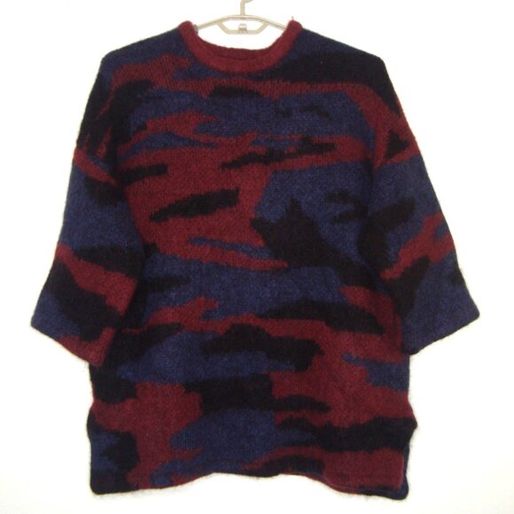 RED VALENTINO Womens 3/4 Sleeve Bulky Sweater (Wool Blend?) - Picture 1 of 8